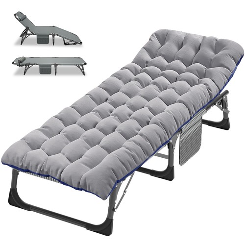 Folding camping cot - camping, adjustable