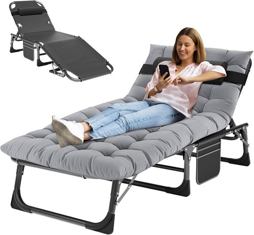 Naizea folding cot adjustable - folding,