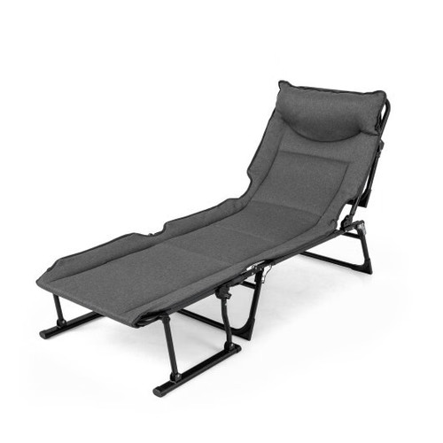 Folding camping cot - in,