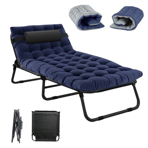 Folding outdoor chaise lounge - folding,