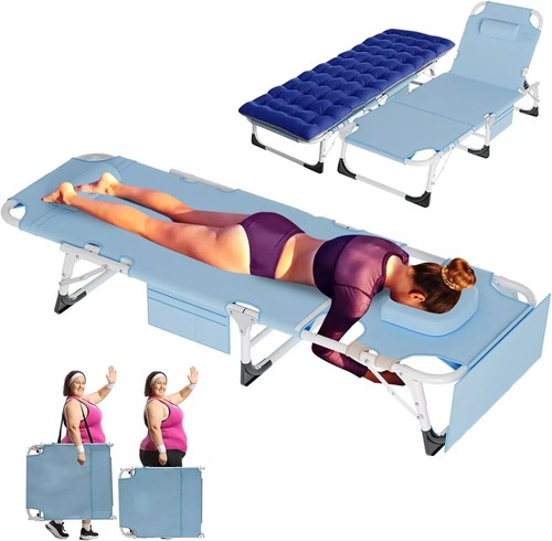 Naizea folding camping cot - folding,